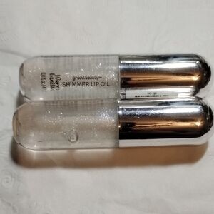 Groovi Beauty Shimmering Lip Oil Warm Vanilla Lot Of 2